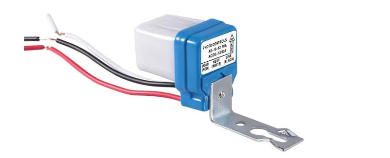 [Australia - AusPower] - 5 Pcs AC DC 24V 10A Auto On/Off Photocell Light Switch Photocell Photo Switch Photoelectric Switch Photocell Control Light Sensor Switch Dusk to Dawn Photocell Sensor (AC DC 24V) 