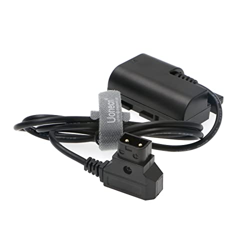 Uonecn LP-E6P Dummy Battery to D-Tap Power Cable for Canon EOS 5D Mark IV 5DSR 5D2 5D3 6D 60D 7D 7D2 70D 80D R6 Compatible 8V Output Camera Power Adapter 80cm
