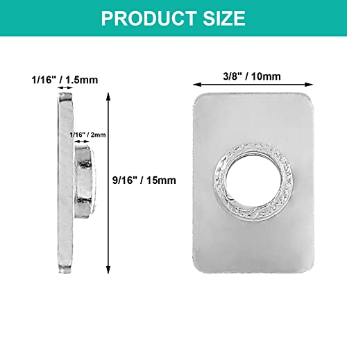 LifCratms M5 flat sliding T-nuts, 100-piece set for 2020 Series 20M5 aluminum extrusion frames