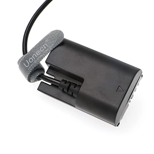 LP E6 Dummy Battery to 2 pin Male Spring Power Cable for SmallHD 501 502 702 Monitor and Canon 5D Mark II 7D 60D