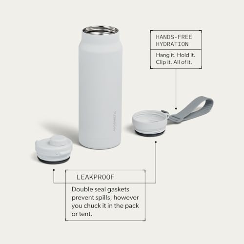 Dometic 34 oz Insulated Chug Bottle, Frost 34 Ounces