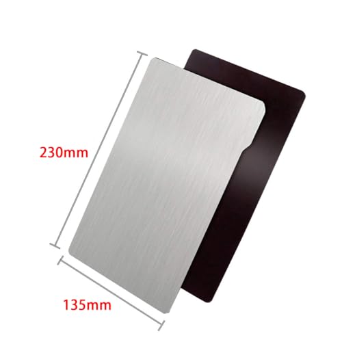 KOYOFEI 1PC Resin 3D Printer Flex Build Plate for Anycubic Photon Mono M5, M5s, M5s Pro, Spring Steel Flexible Plate and Magnetic Base Platform for Photon Mono M5 Series M5s(230*135mm)