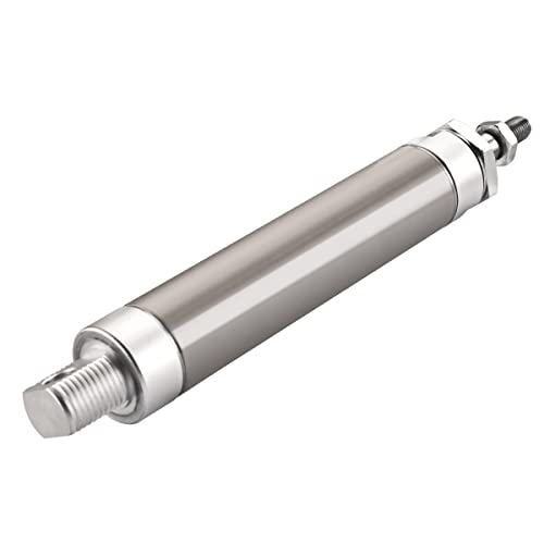 Heschen Stainless Steel Mini Pneumatic Air Cylinder, MA 32×100, Bore 32mm, Stroke 100mm, Single Rod Double Acting