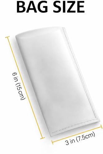 Rosin Bags 7.5 x 15 cm Nylon Press Bag - Folded & Sewn - Mesh Filter Bags for Rosin Press & Oil Extraction - Heat Resistant up to 150°C - Set of 10 (90) 90