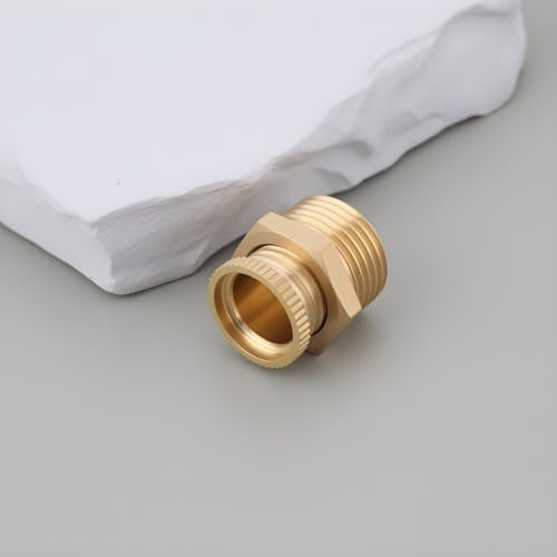 Create idea 2pcs PT3/8" Male Thread Air Compressor Drain Valve 12.5mm Thread Brass 3/8"