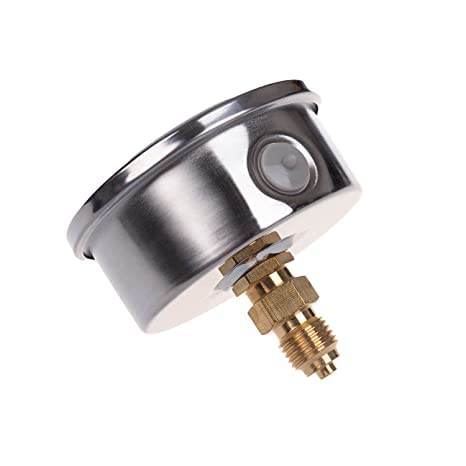 Pressure gauge Glycerine Axial Connection Stainless Steel IP65 63 mm with Back Connection 1/4 Glycerine (0-250 bar) 0-250 bar