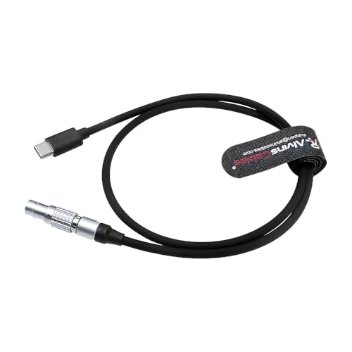 Alvin's Cables PD USB-C Type-C to 2 Pin Power Cable for Tilta| Teradek| SmallHD| Z-CAM Fast Charging Cable Ultra-Soft 60cm|24inches Standard Straight type-c 60cm