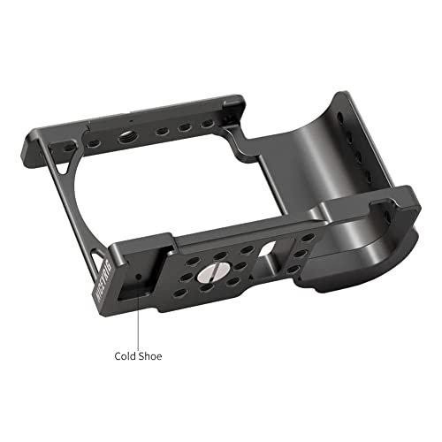 NICEYRIG ZVE10 Cage Kit with Top Handle Grip for Sony ZV-E10 Vlog Vlogging Camera, DSLR Videomaking Rig Stabilizer with Quick Release Plate for Arca-Style Cold Shoe