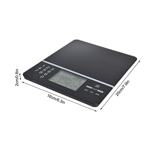 Yosoo Health Gear Digital Kitchen Scale, 5kg Nutrition Calculator LCD
