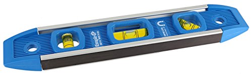 Empire 9-inch dark blue aluminum torpedo levels with overhead viewing slot, 2-pack