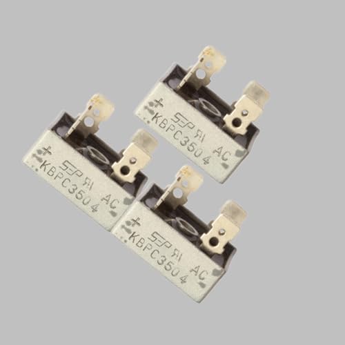 3pcs KBPC3504 Interfaces 400V 35A Single Phase Diode Bridge Rectifier
