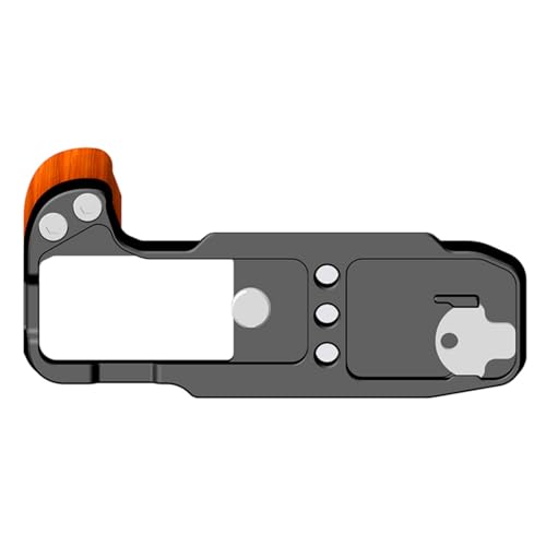 X-M5 L Plate Hand Grip,Wooden X-M5 XM5 L Bracket Handle for FUJIFILM X-M5 Camera,Compatible with ARCA Interface.
