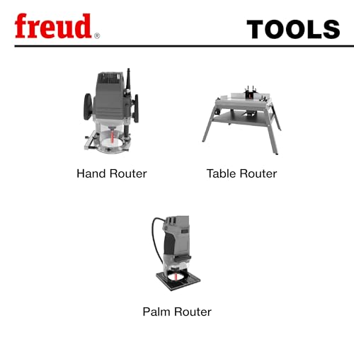 Freud classical bold cove and bead router bit, 1-1/2-inch diameter with 1/4-inch shank