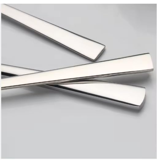Dinner Spoon, 7.5 Inch Stainless Steel Soup Spoon for Home, Kitchen or Restaurant, Non-toxic & Mirror Polished, Squared Edge & Dishwasher Safe (12 Pcs Spoons) 12 Pcs Spoons
