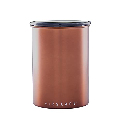 Planetary Design Airscape Stainless Steel Coffee Canister | Food Storage Brushed Copper Medium
