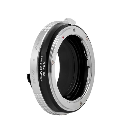 PHOLSY Lens Adapter Compatible with Nikon F (G-Type) Lens to Leica M Camera Nikon G / F to Leica M
