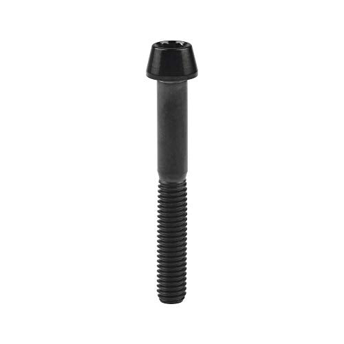 Wanyifa black titanium M6x45mm tapered socket head bolt with Allen hex drive