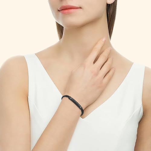 Oinsi Urn Bracelet for Ashes for Women Men Adjustable Cremation Jewelry Memorial Ashes Keepsake Bangle Rope Braided Bracelet Ash Bracelet -5