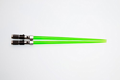 Star Wars Yoda Lightsaber chopsticks by Kotobukiya, detailed green and silver design inspired by Yoda's lightsaber from the Star Wars series.