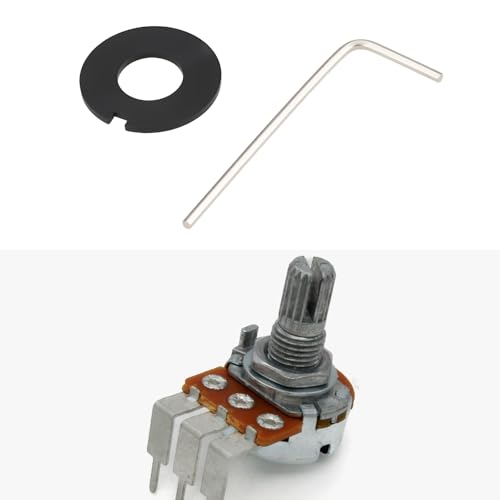 5 Pcs 1/4" Shank 22x24mm Precision Potentiometer Knob with Speed Counter