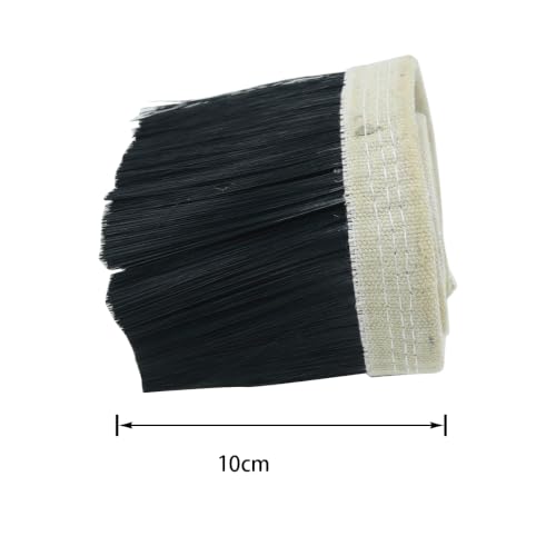 SYLEN Vacuum Cleaner Engraving Machine Dust Cover, 100mm Brush Vacuum Cleaner Engraving Machine Dust Cover for CNC Router (Black, 1mx100mm)