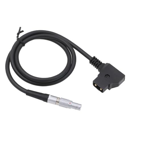 D-tap 6 pin Lemo-Type Power Cable for DJI RS4 Pro, RS2, RS3 Pro Universal Base Mount, Focus Motor 13-17V 1m D-tap to S 6pin 1 meter