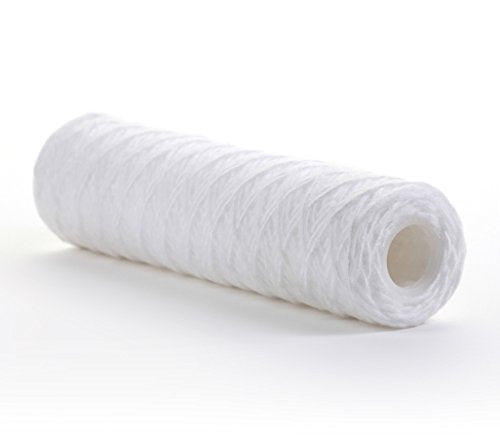 Smart Pack Water Filters GE FXWSC compatible whole house sediment string wound filter cartridge, 10 micron