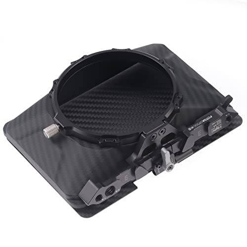Hersmay Mini Matte Box Lightweight 4x4 4x5.65 Clip-on Lens Matte Box for DSLR Mirrorless Camera for Sony A7IV A9 A7 A7R A7S II III IV; For Nikon Z6 Z7 II; EOS R5 R5C M6 M50 GH5 GH6 BMPCC 4K 6K Pro Mini Mattebox