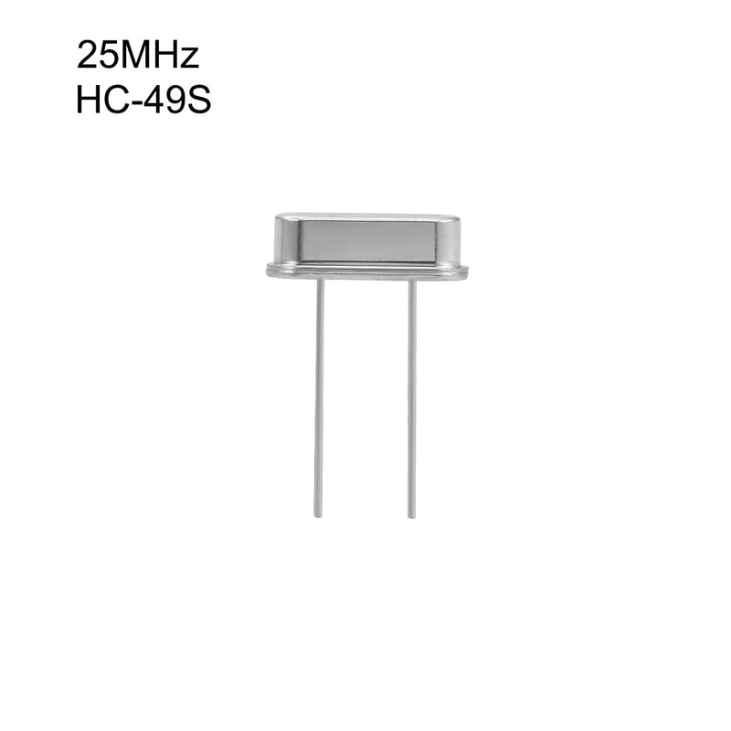 [Australia - AusPower] - uxcell DIP Quartz Crystal Oscillators Resonators 25MHz HC-49S Replacements 20 Pcs 