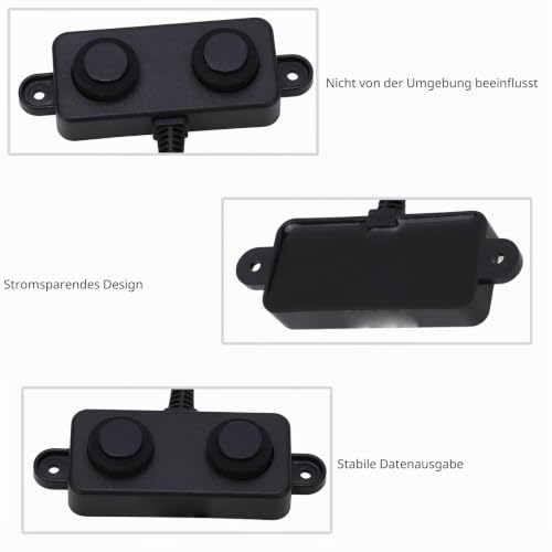 IP67 Waterproof Ultrasonic Sensor 3.3-5 V Range 0.2-5 m with Analogue / Digital Output for Parking Aid Industrial Automation Vehicle Detector