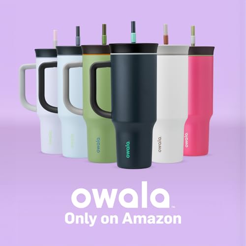 Owala Tumbler Stainless Steel Water Bottle 40 oz The Great Blue