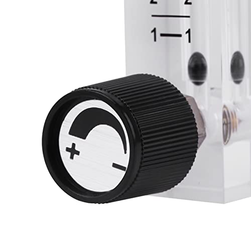 Gas Flow Meter, Flow Meter 1-10 LPM Flow Meter Rotameter Air Oxygen 0-15 L/min Flow Meter for Oxygen/Air/Gas Acrylic Rotometer with