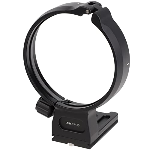 Haoge LMR-RF150 Lens Collar Tripod Mount Ring for Canon RF 100-500mm F4.5-7.1 L is USM Lens Stand Base Canon RF-Mount Built-in Arca Type Quick Release Plate