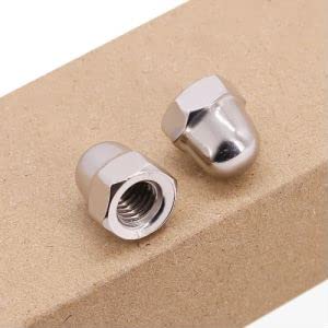 [Australia - AusPower] - M12-1.75 (10 Pcs) Acorn Cap Nut, 304 Stainless Steel 18/8, Hex Drive, Hex Dome Head Cap Nut, DIN1587 M12-1.75 10 