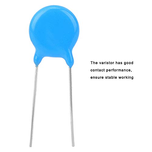 Varistors Inline 10D471K 10K471 with High-Quality Contact Performance, 10 mm Diameter, 470 V, Pack of 50