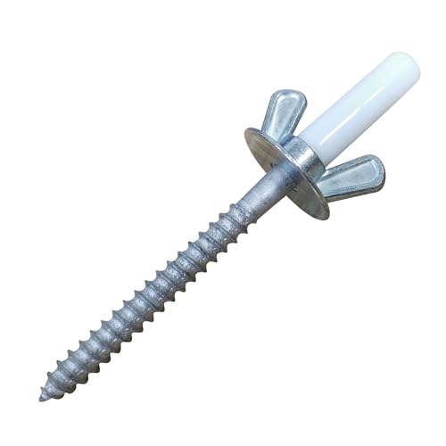 Xadnitu 30-pack 1/4"-20 x 2-1/4" hurricane anchors with hardware installation guide for window shutter mounting