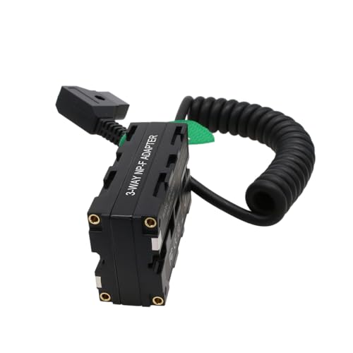 D-tap NP-F970 570 550 USB-C Power Adapter for Monitor Wireless Transmitter Receiver, Atomos Ninja V Shogun, SmallHD FeelWorld Hollyland Light double-sided NPF adapter