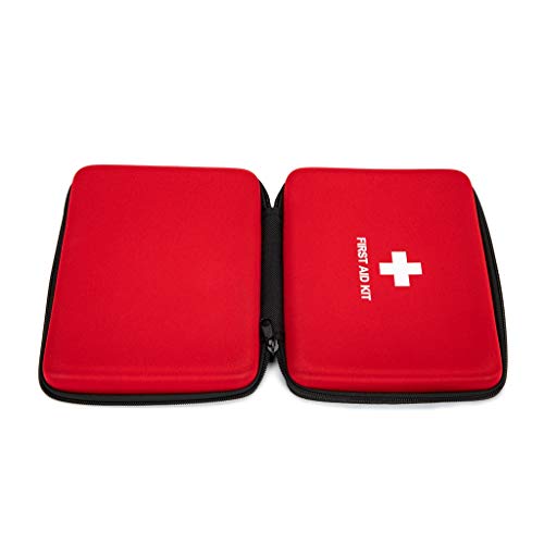 Eva Case Empty First Aid Empty Pouch Hard Case Red Medical Bag for Home Health Emergency First Responder Camping Outdoors Business (Red bb) Red Bb