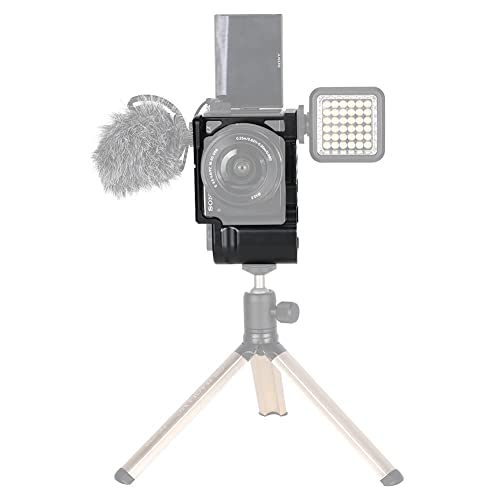 NICEYRIG ZVE10 Cage Kit with Top Handle Grip for Sony ZV-E10 Vlog Vlogging Camera, DSLR Videomaking Rig Stabilizer with Quick Release Plate for Arca-Style Cold Shoe
