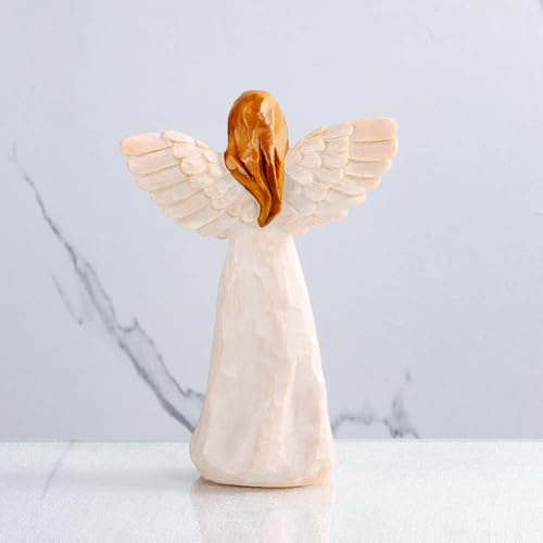 Christian Gifts for Women, 5.5" Resin Angel Figurines - Religious Gifts Christian Gifts
