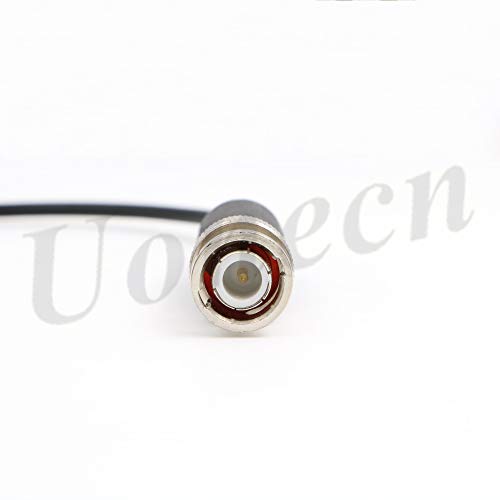Uonecn Flexible 00B 4 Pin Male to BNC Plug Audio Timecode Cable for Red Epic Scarlet Camera Cable