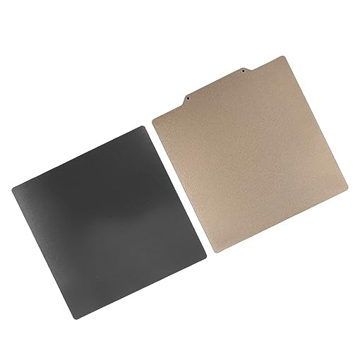 3D Printer Build Plate, Dual Sided Flexible Magnetic Spring Steel PEI PEO Coated 350x350mm High Temperature Resistant for Ender 3 CR10