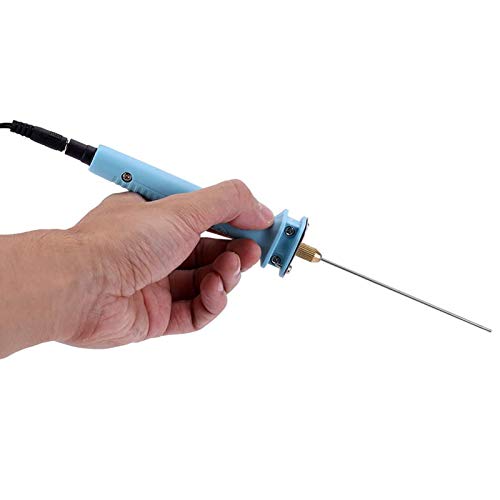 Electric Styrofoam Cutter, AC110-240V 10cm Needle Type Electric Hot Wire Foam Cutter Pen Tool with Power Supply for Art Model Making (EU Plug) EU plug