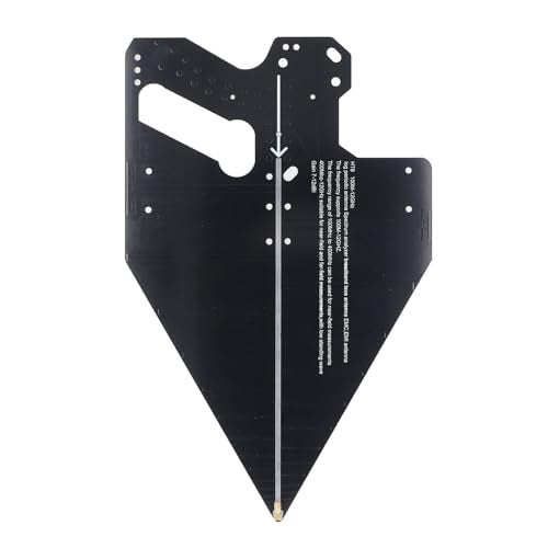 Log Periodic Antenna 0.1-12GHz Wireless Multiband Directional Antenna Outdoor Passive Antenna with High Gain for Signal Measurement, Bearing