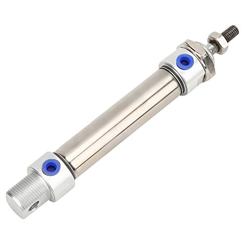 Garosa MA20 Air Cylinder Pneumatic Mini Stainless Steel Pneumatic Components Industrial Equipment Anti-Collision Gasket Double Action G1/8(MA20x100),Cylinder