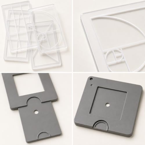 Golden Ratio Viewer Art Painting Viewfinder, 8PCS