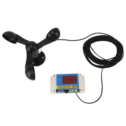3 Blade Anemometer USB Operated Wind Speed Meter Tower Crane 5V High Precision Measurement Power Failure Memory Function Outdoor