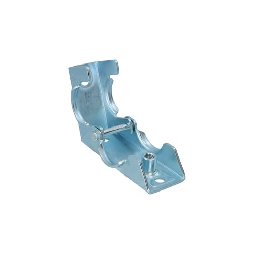 Carpoint Clamp Holder for Jockey Wheel Diameter 48 mm Silver