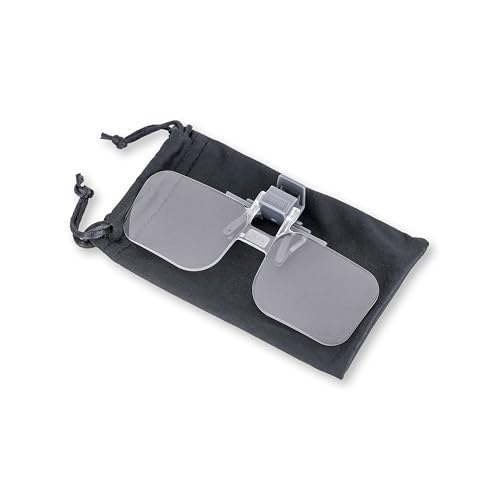 Carson Clip and Flip Hands-Free 2x (+4.00) Magnifying Lenses 2x magnification Single