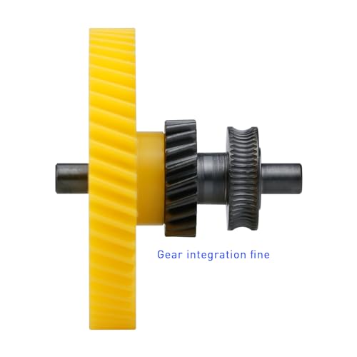 Upgrade Oblique Tooth Nano Coating Hardened Steel Extruder Gears with Aluminum Handle Compatible with Bambulab X1, X1 Carbon/Combo, P1P, P1S, P1S Combo 3D Printer Accessories